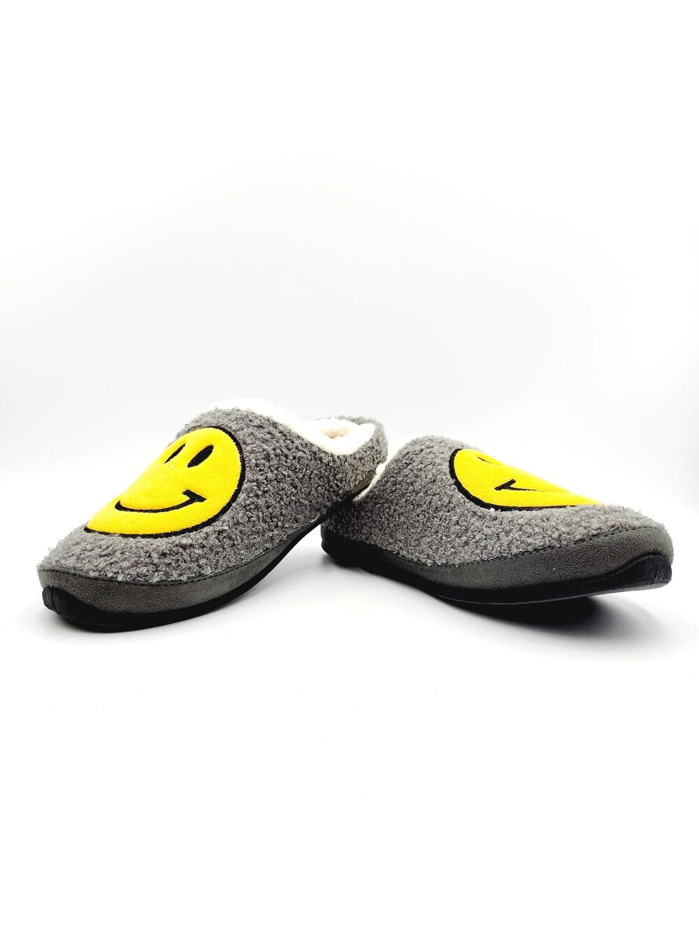 Deer Stags Men's Grey Sherpa Cushioned Indoor/Outdoor Clog Slipper Size 9M